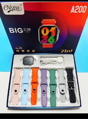 Nouvelle Montre Connectée 7 EN 1 avec airpods , 7 bracelets et 2 chargeurs.