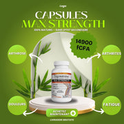 CAPSULES MAX STRENGTH POUR UN TRAITEMENT DEFINITIF( 90 CAPSULES DANS LA BOITE). - ROI DU SHOPPING