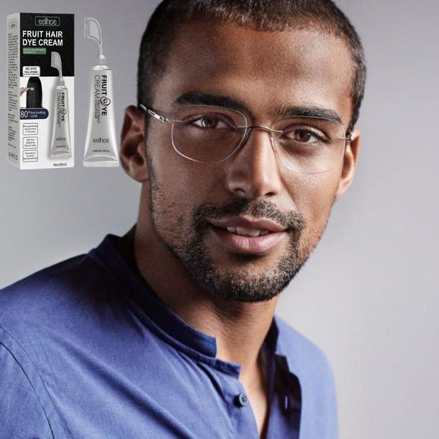 CREME CAPILLAIRE POUR OBTENIR DES CHEVEUX 0U BARBES NOIRS. ( HOMMES ET FEMMES ) - ROI DU SHOPPING