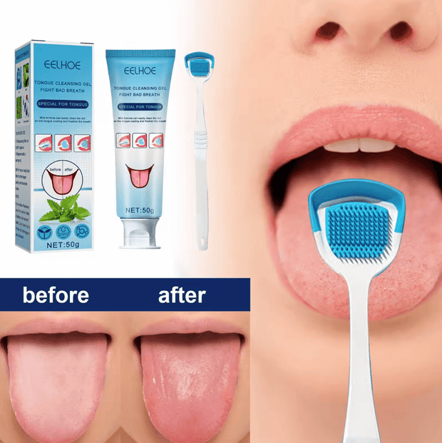 GEL BUCCODENTAIRE EELHOE POUR UNE HALEINE DE BOUCHE FRAICHE + 1 GRATTE LANGUE GRATUIT. - ROI DU SHOPPING